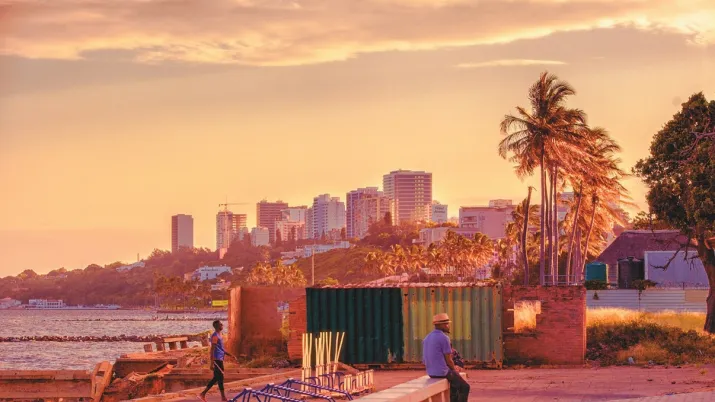 Vue sur Maputo, au Mozambique.