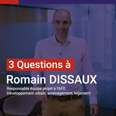 Romain Dissaux :" à Conakry, ça se traduit par un dispositif de captation de biogaz"