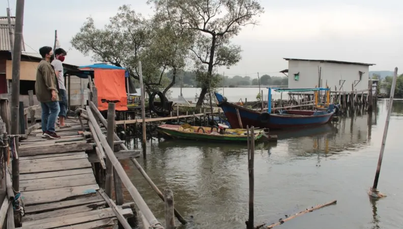 The city of jakarta under water