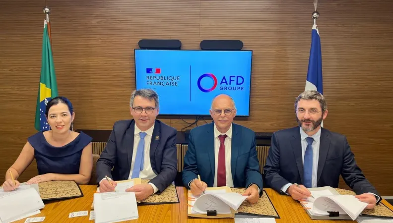 Ana Rachel Freitas da Silva PGFN - Fabio Branco Prefeito Rio Grande Dominique Hautbergue Diretor da AFD no Brasil Olivier Fontan Ministre Conseiller Embaixa