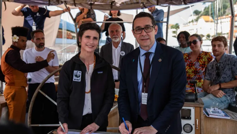 Signature du partenariat entre l'AFD et WWF