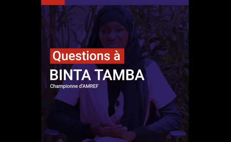 3 questions à Binta Tamba, championne d’AMREF