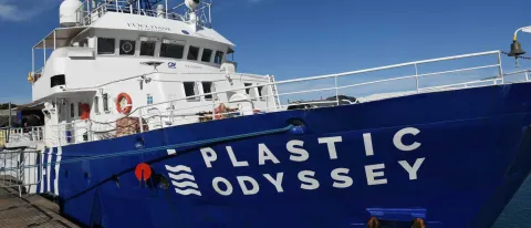 Une opération de dépollution des océans.